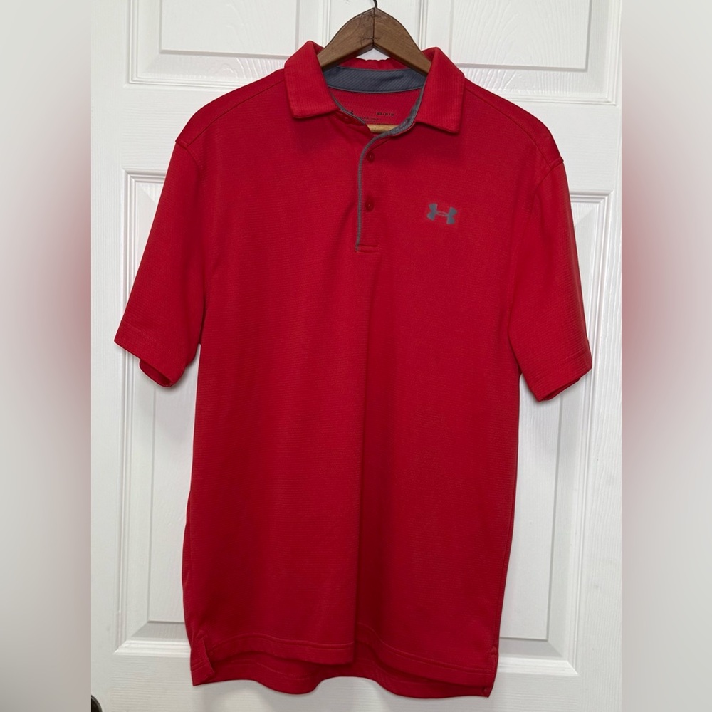 Under Armour Men's Bold Red Polo